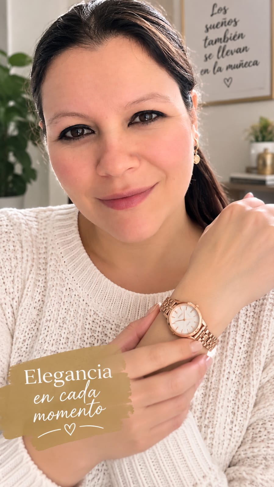 Set para Mujer: Reloj, Collar y Aretes
